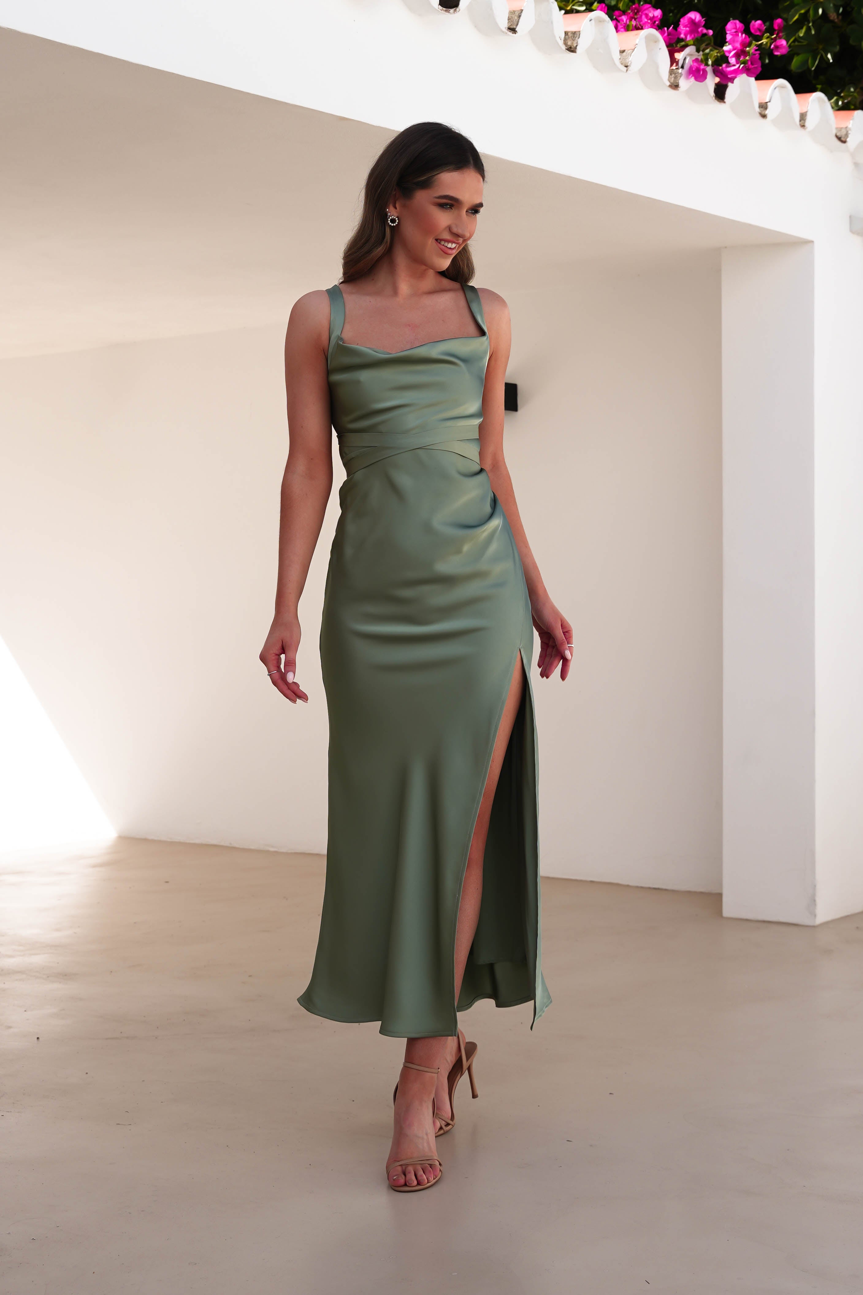 Vestido Salma Verde Oliva