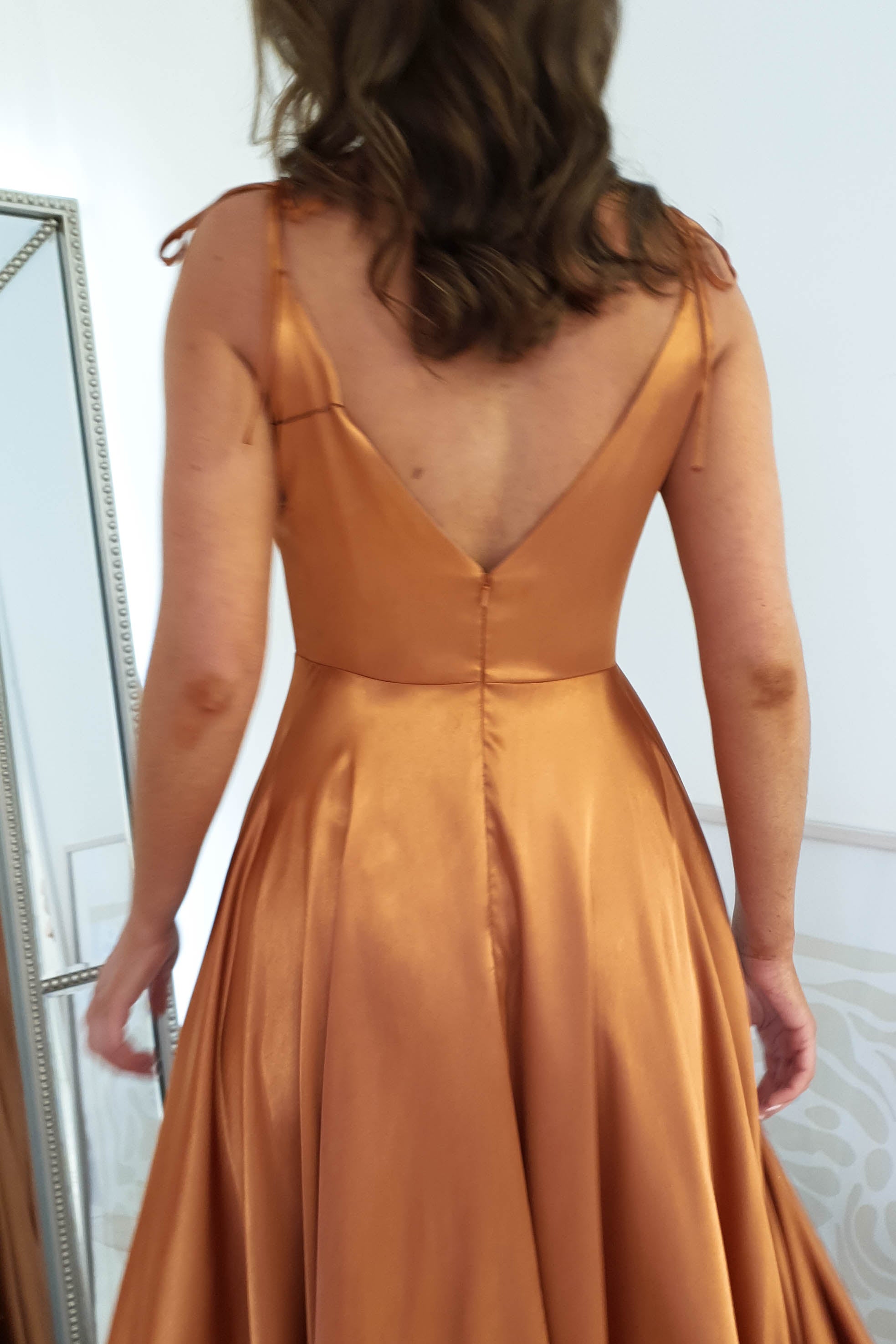 Vestido Rio Laranja Pôr do Sol