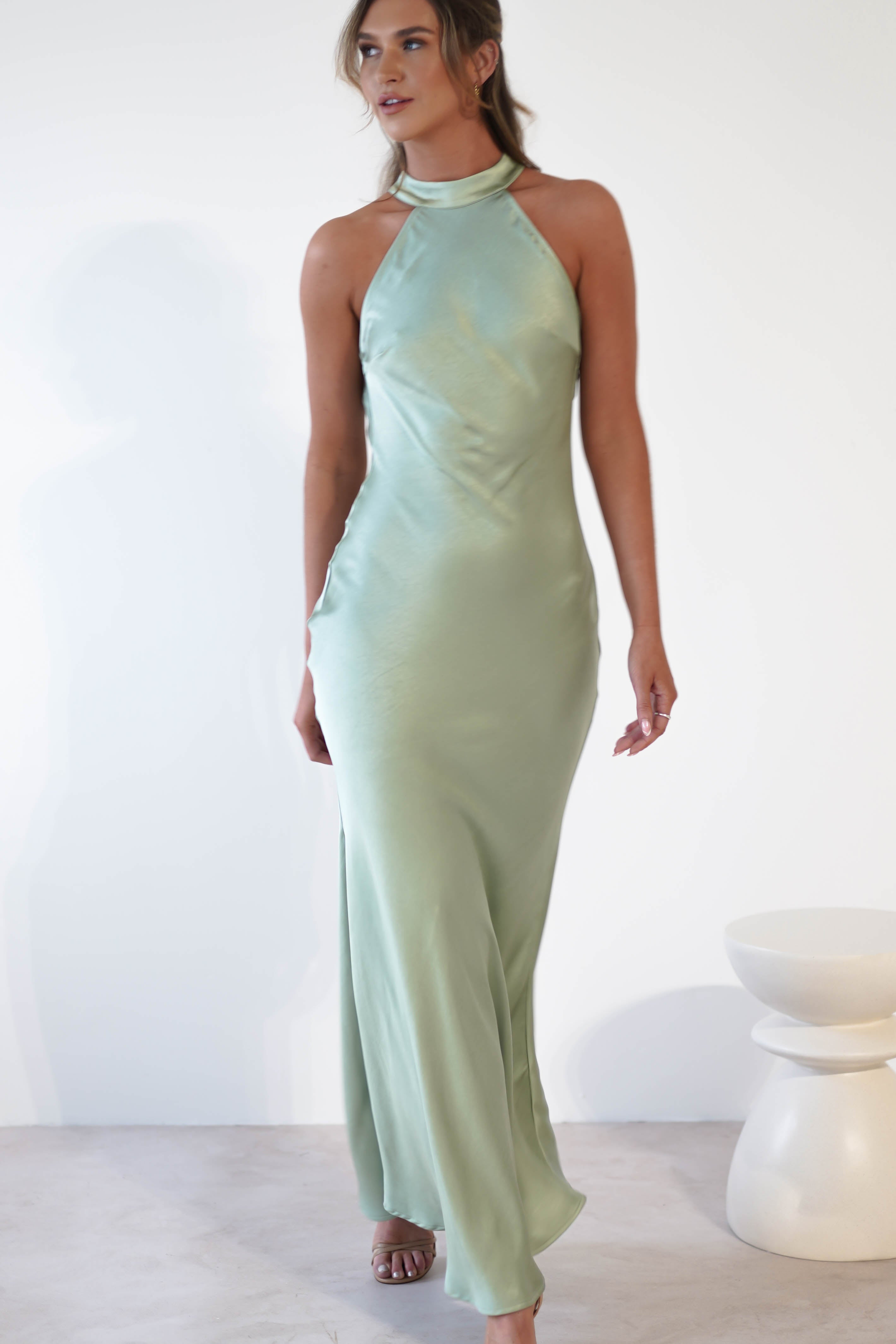 Vestido Natalia Verde Sálvia