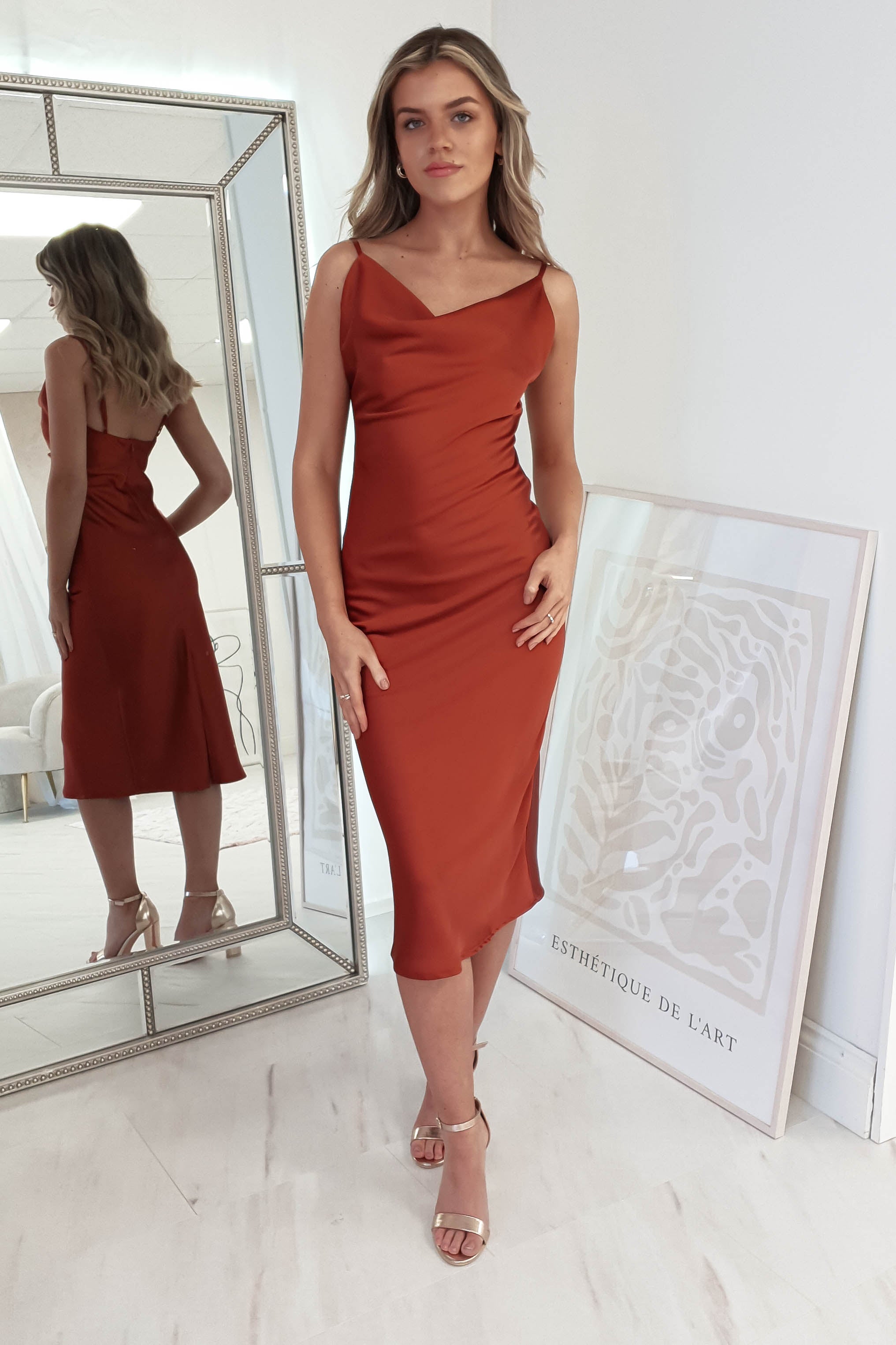Vestido Natalie Ferrugem