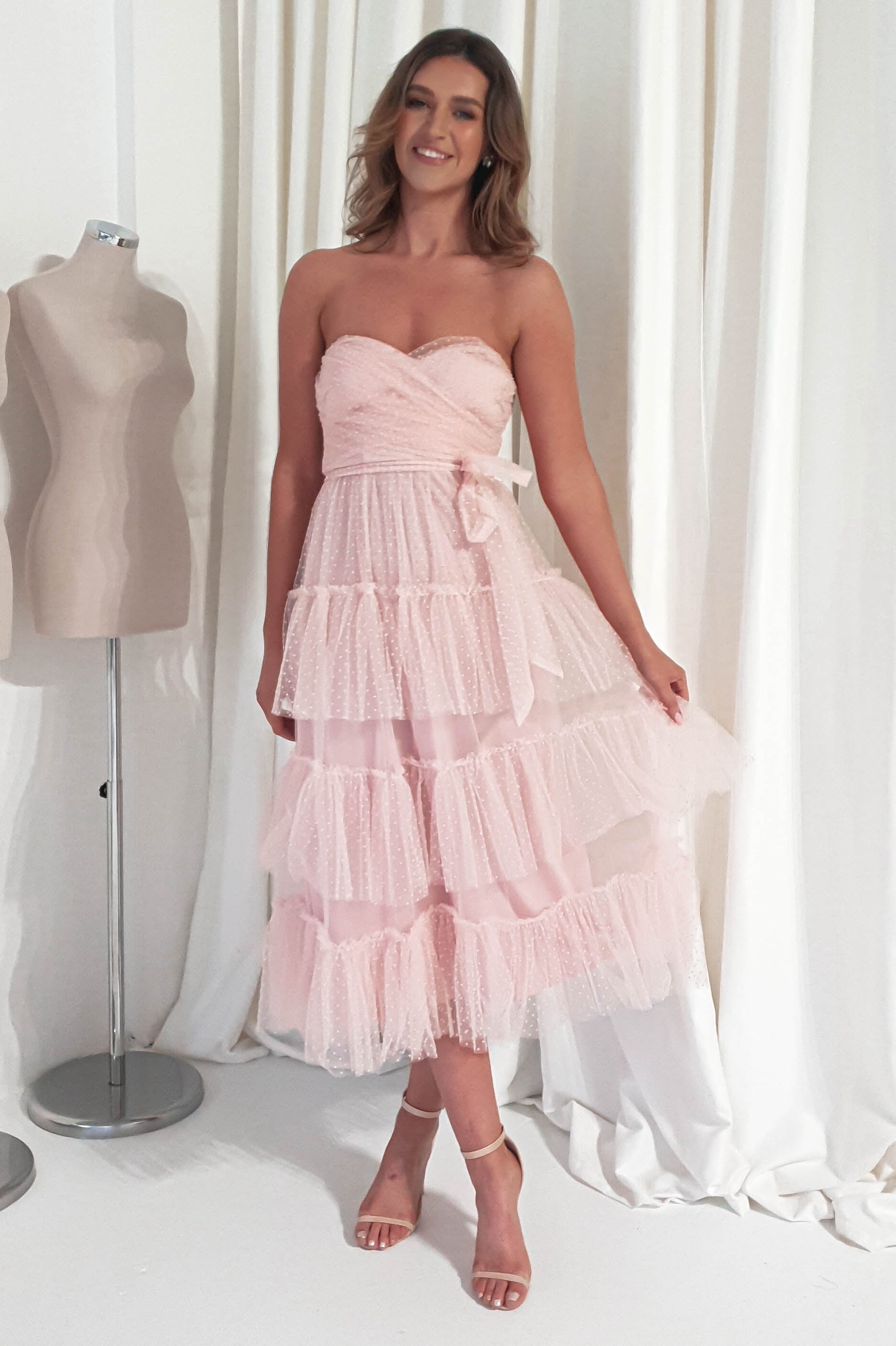 Vestido Renee Rosa Claro