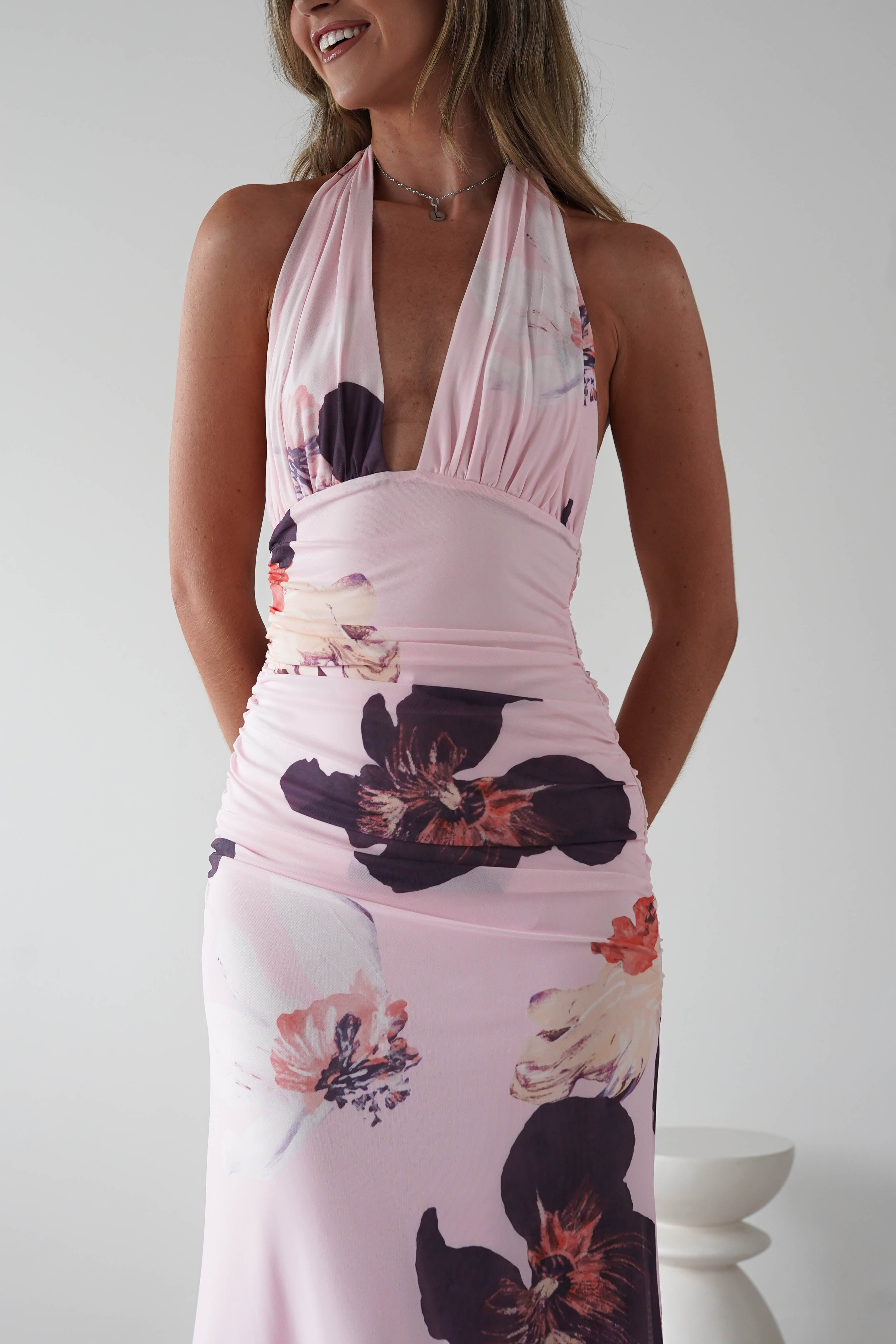 Vestido Rhoda Rosa claro