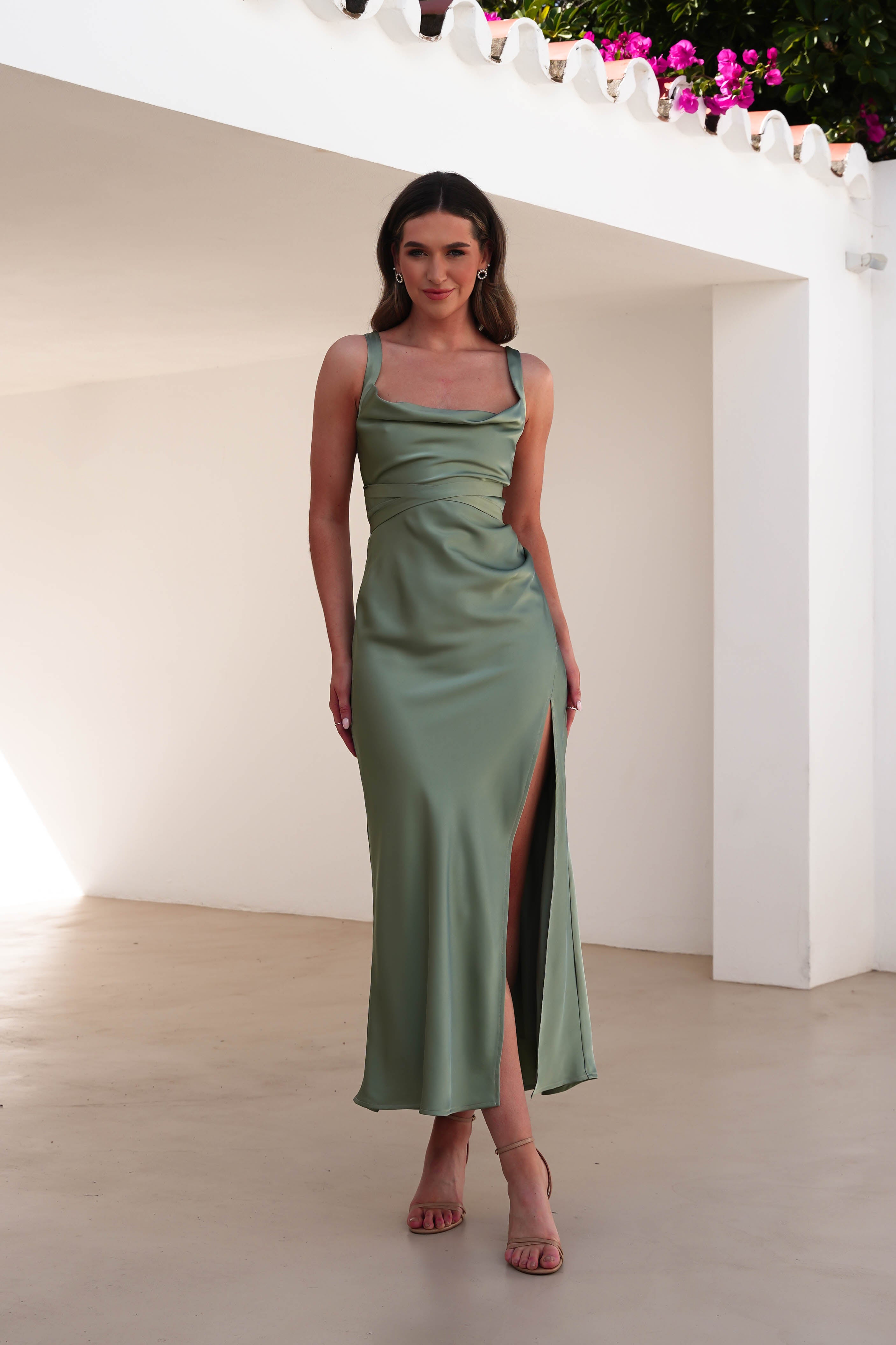 Vestido Salma Verde Oliva