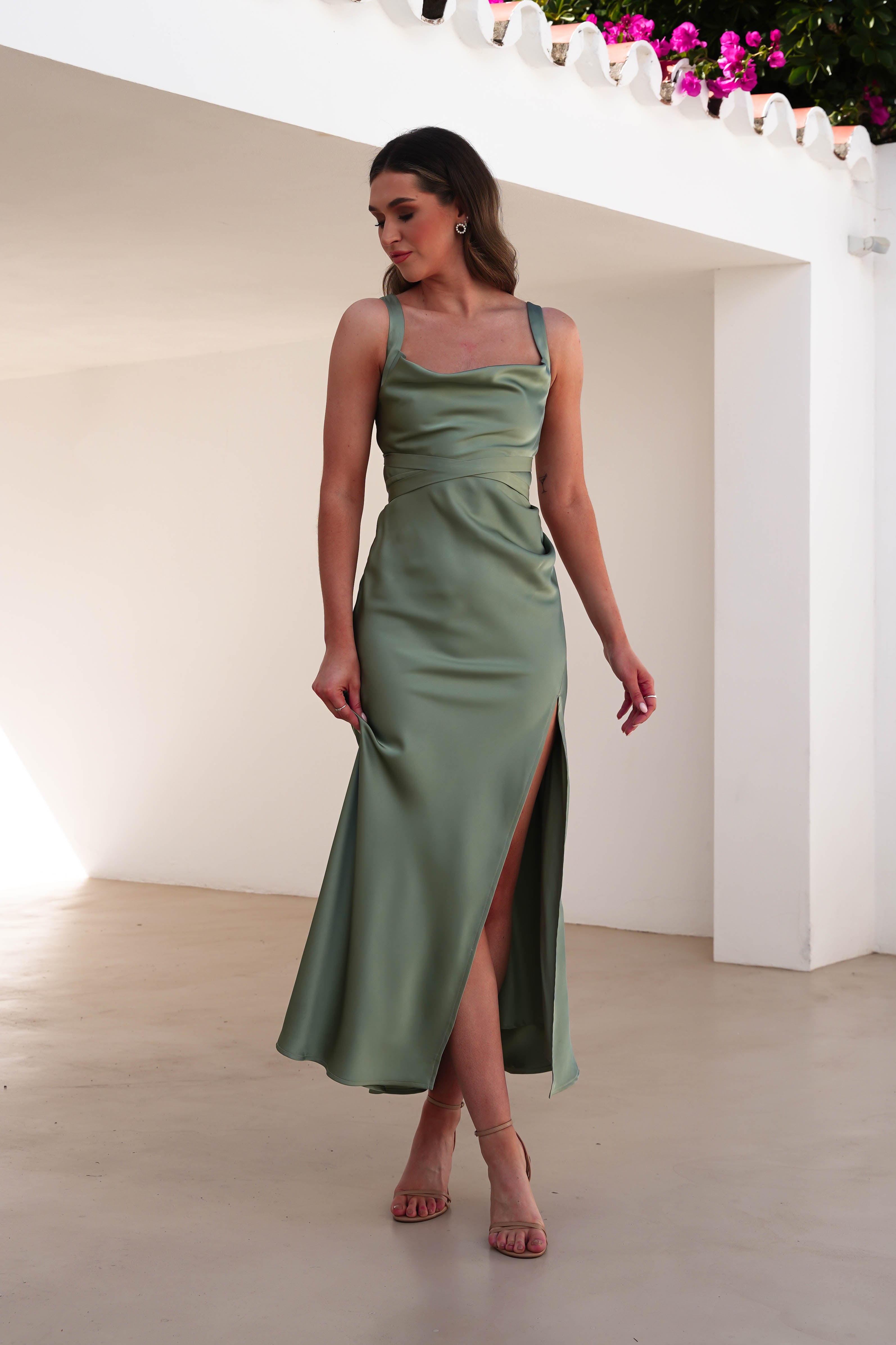 Vestido Salma Verde Oliva