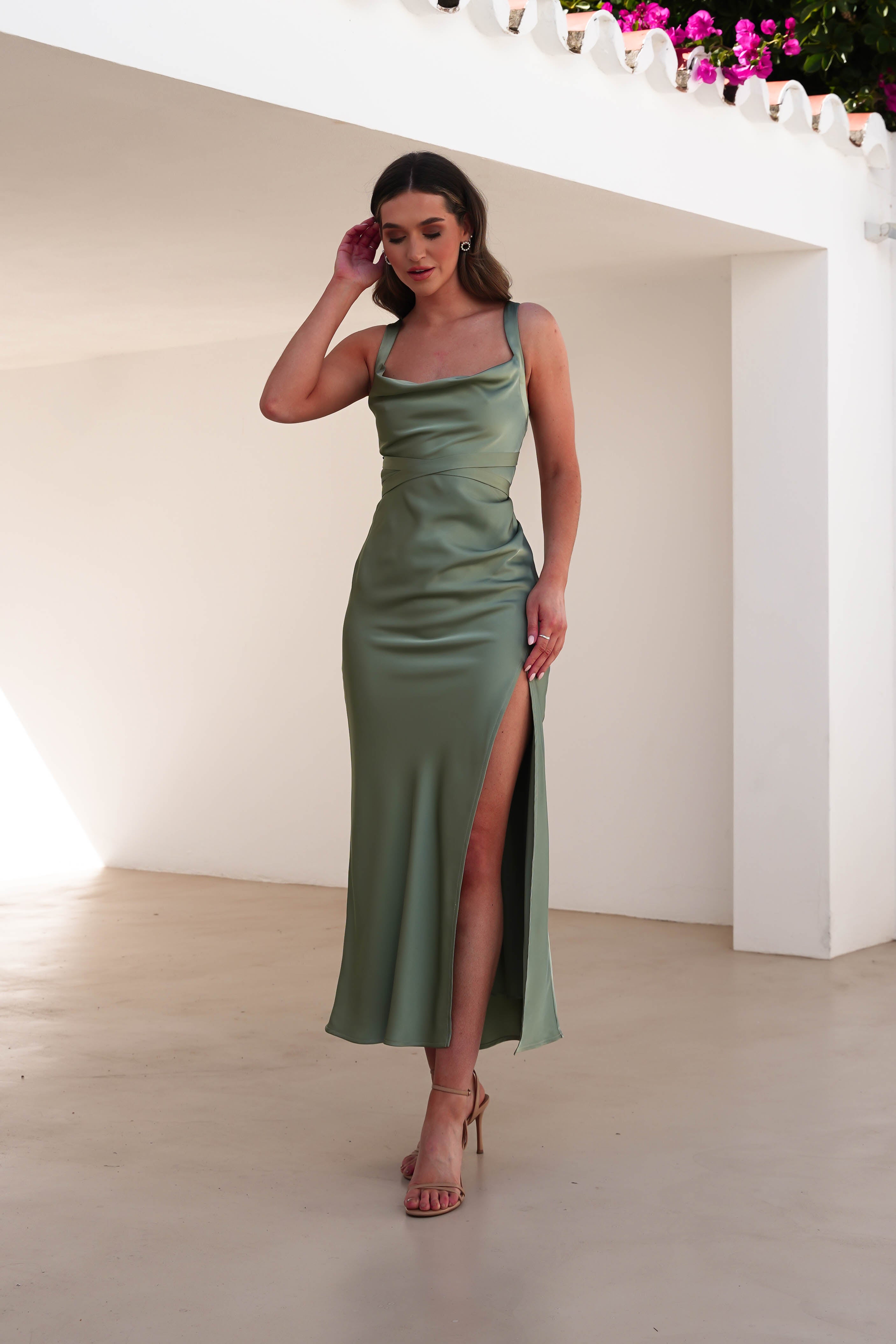 Vestido Salma Verde Oliva