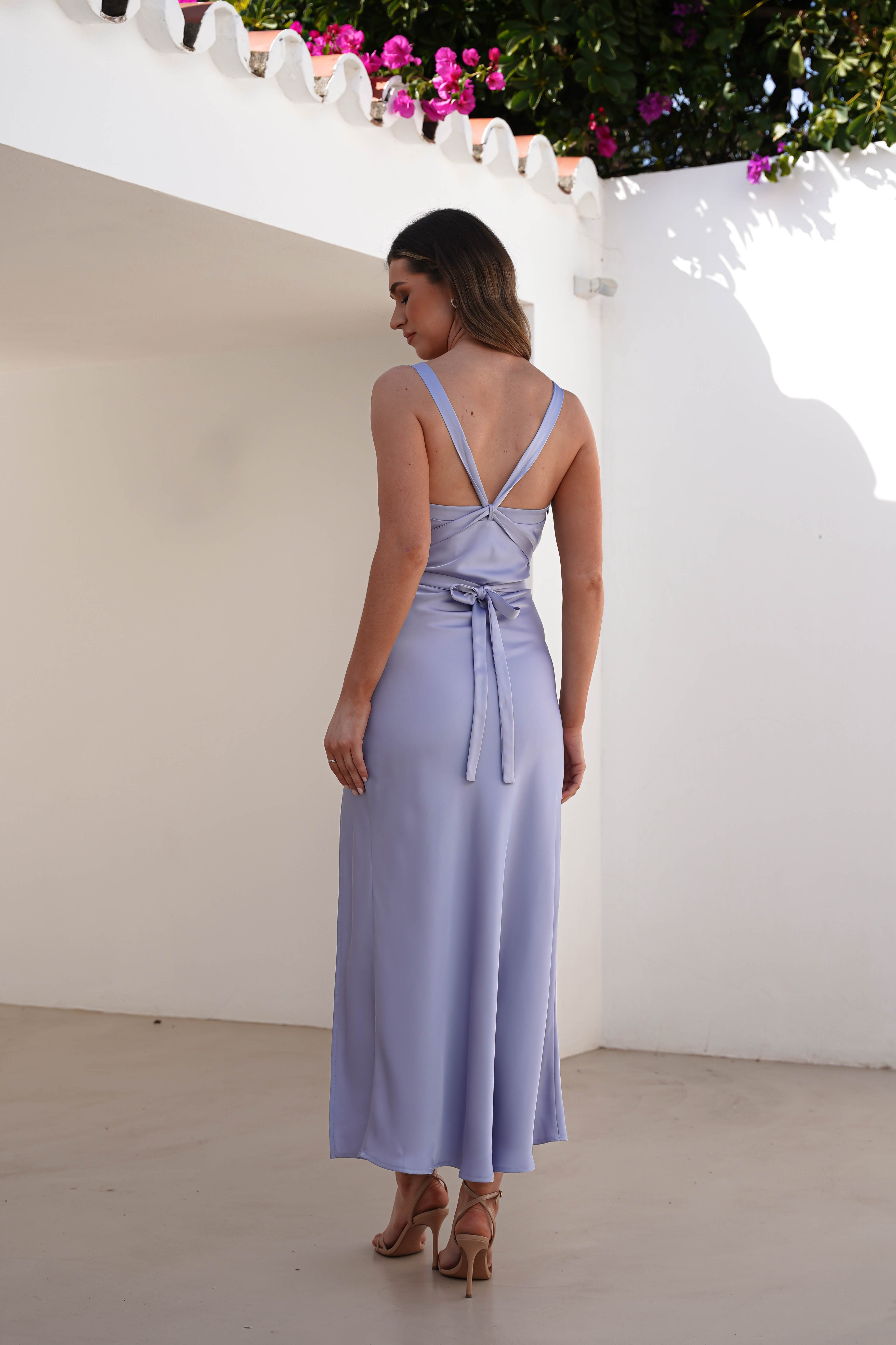 Vestido Salma Azul Lavanda